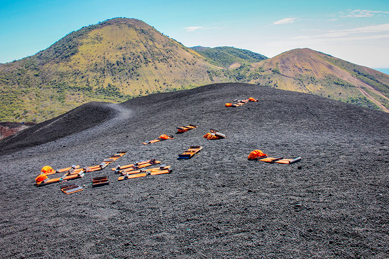 Hostel Bigfoot, León, Nicarágua (Volcano Boarding)