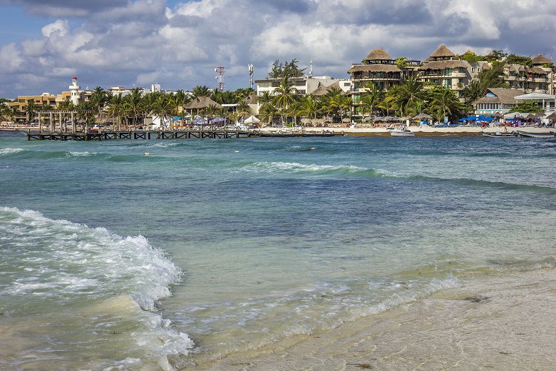 praias do Caribe no México