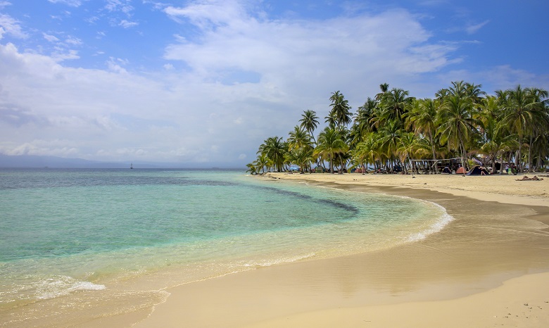 praias do Caribe - mapa