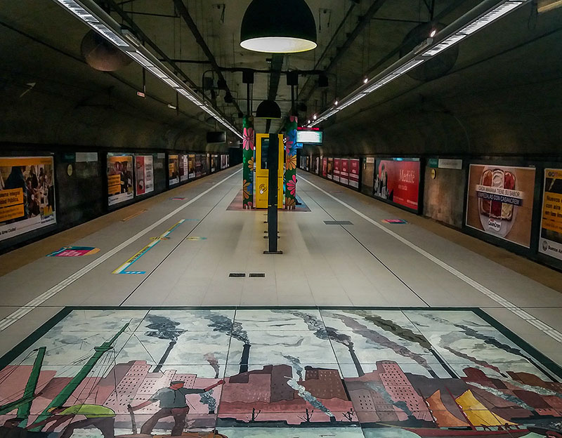 metrô e transporte público em Buenos Aires