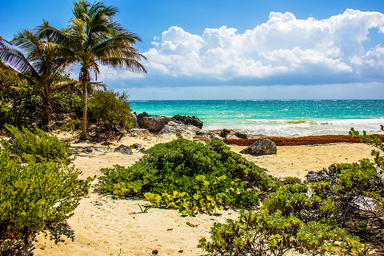 verão no Caribe mexicano