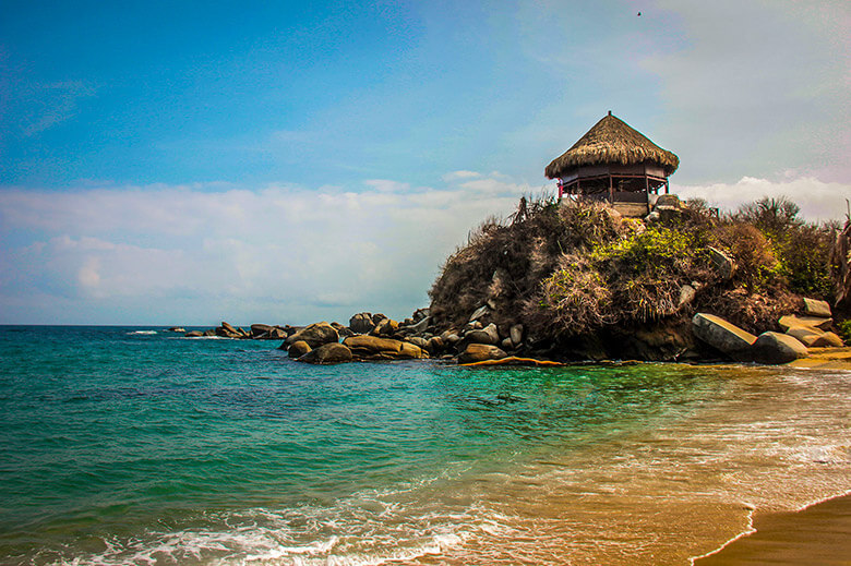 verão e praias na Colômbia