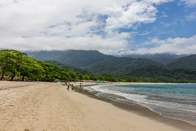 Praia de Castelhanos em Ilhabela