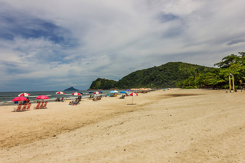 Camburi - litoral norte de São Paulo