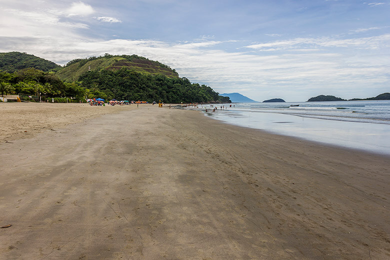 Praia de Juquehy em São Sebastião