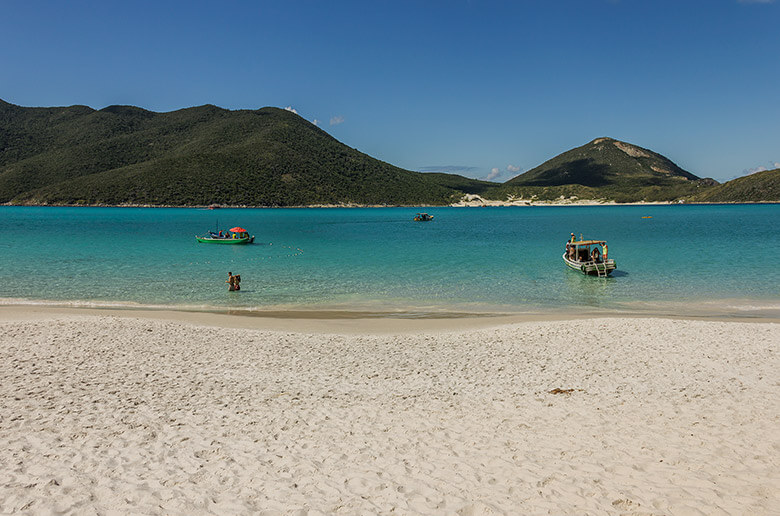 viagem pelas praias de Arraial do Cabo