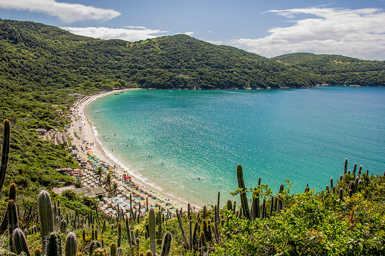 melhores praias da Região dos Lagos