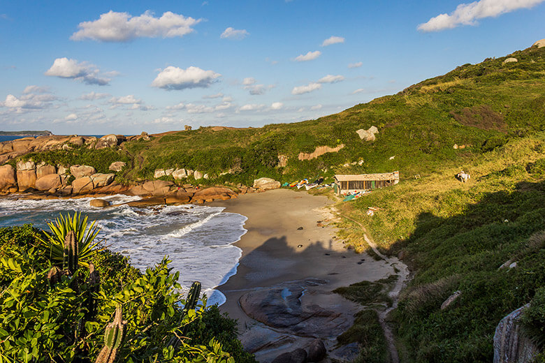 Vista da Praia do Gravatá, emFlorianópolis