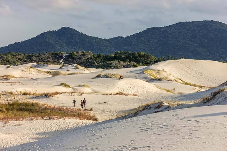 dunas em Florianópolis - ponto turístico