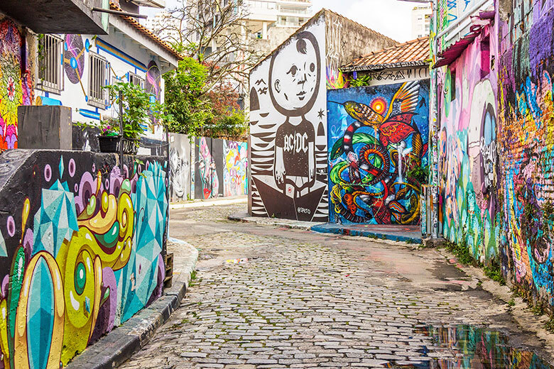 rua mais famosa da Vila Madalena