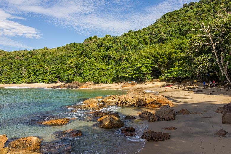 Praia do Cedro em Ubatuba - Trilha das Sete Praias