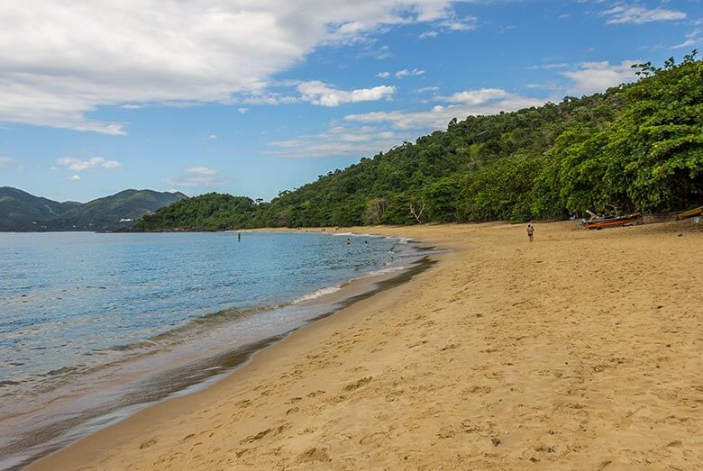 Praia Grande do Bonete, em Ubatuba