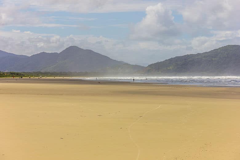 Praia da Boracéia em Bertioga