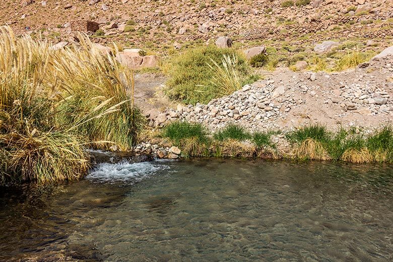 piscinas naturais aquecidas no Atacama