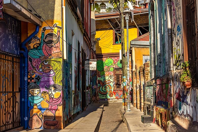 principais pontos turísticos em Valparaíso