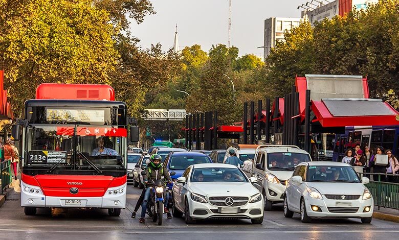 dicas de transporte em Santiago