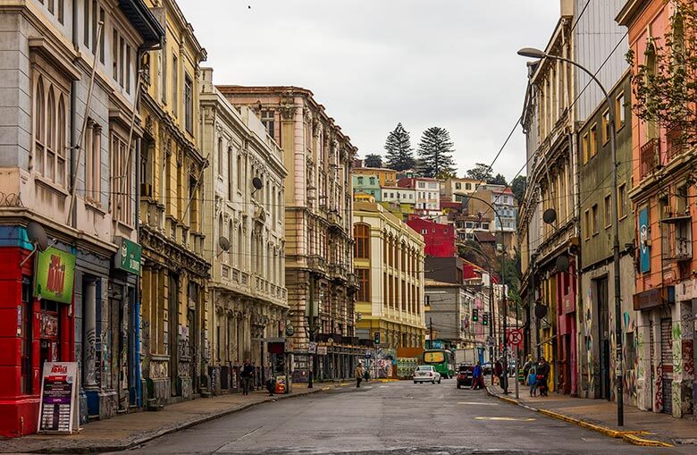 como chegar em Valparaíso no Chile