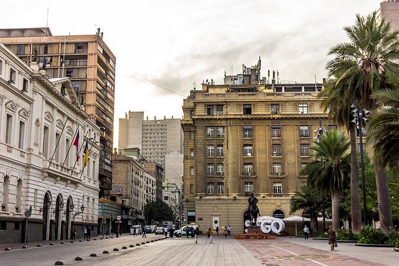 free walking tour em Santiago