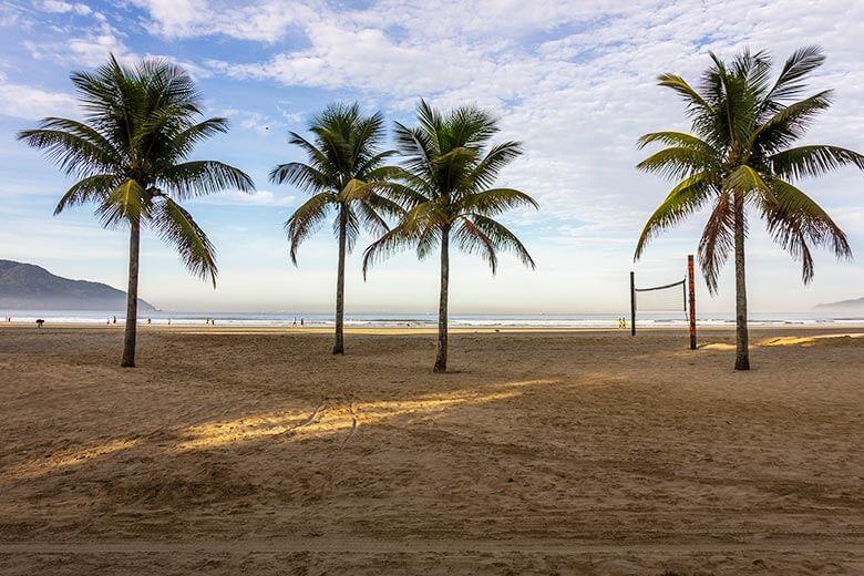 praia do Boqueirão em Santos