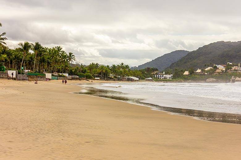 Praia de Pernambuco no Guarujá