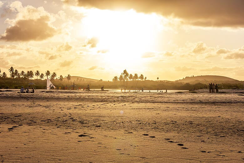 por do sol em Porto de Galinhas