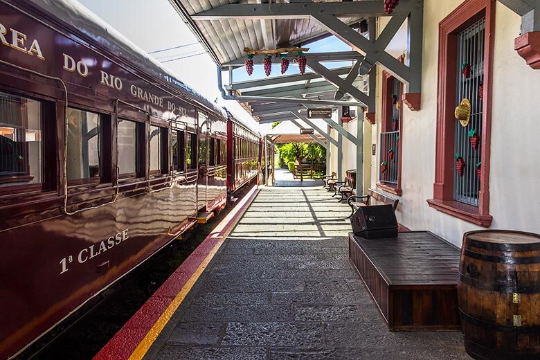 passeio de Maria Fumaça em Bento Gonçalves