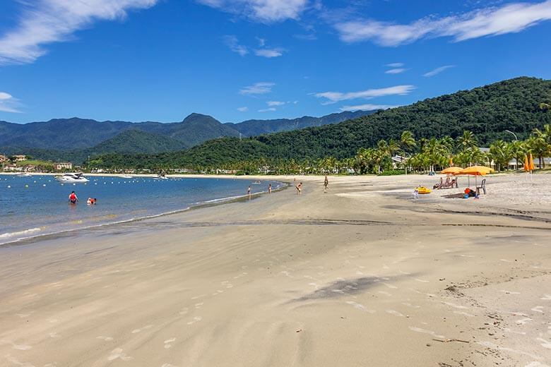 praias de Caraguatatuba para família