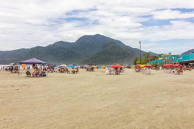 melhores praias para ficar em Peruíbe