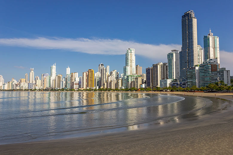 Praia do Centro de Balneário Camboriú