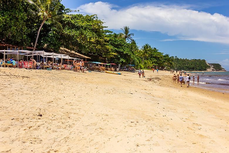 passeio de barco em Caraíva