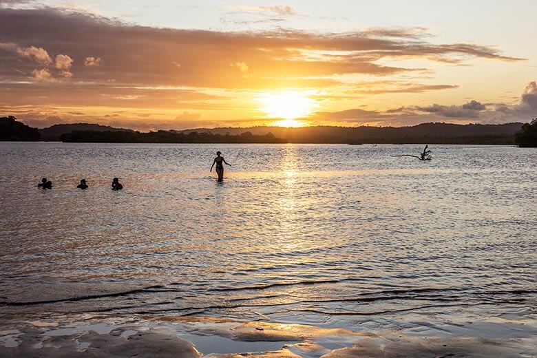 pôr do sol em Itacaré