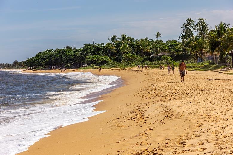 pousadas em Caraíva pé na areia