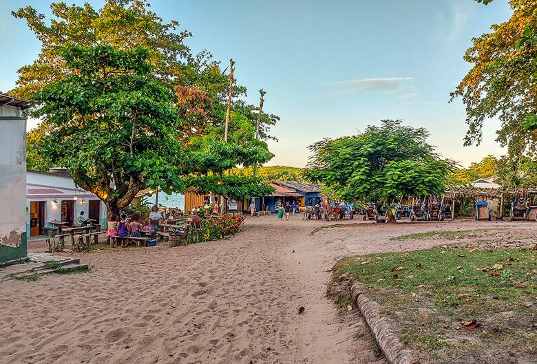 preço das pousadas em Caraíva