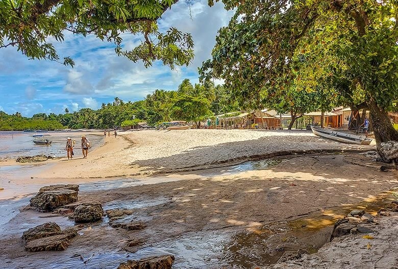 preço das pousadas em Boipeba