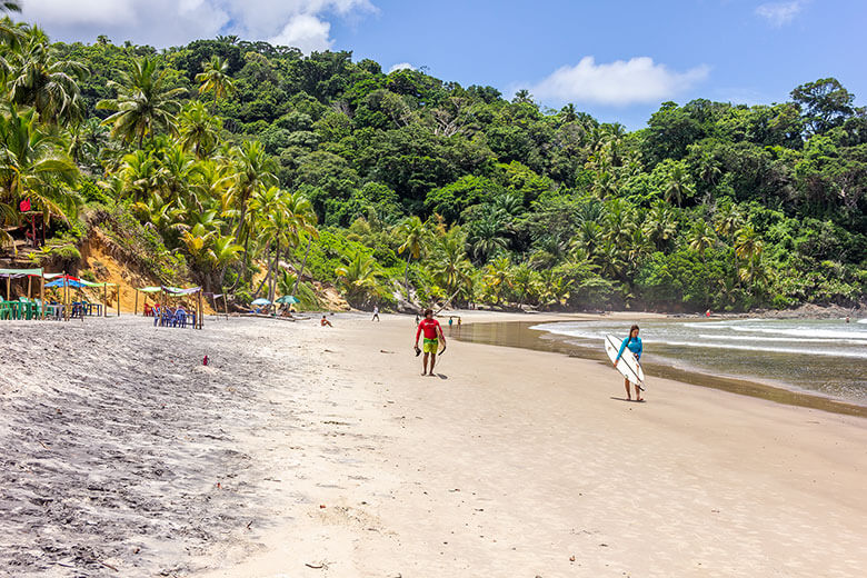 melhores praias de Itacaré para surfar