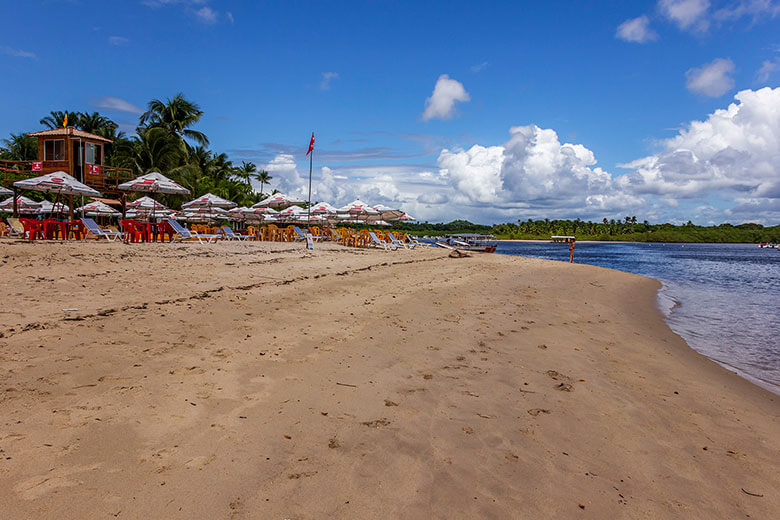 Praia da Boca da Barra Boipeba