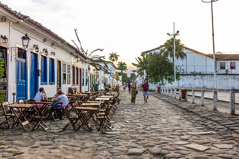 restaurantes no centro histórico de Paraty