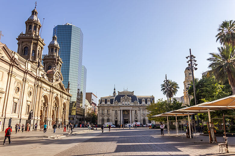 Santiago free walking tour