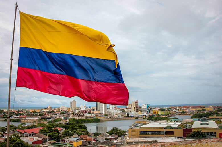 Cartagena fica na Colômbia