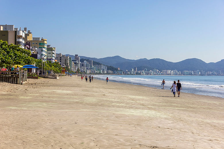 praias de Santa Catarina no mapa