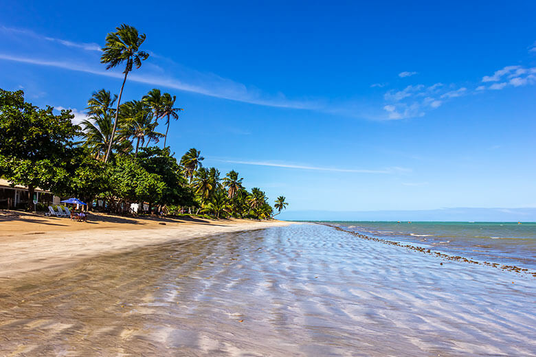 melhores praias de Japaratinga