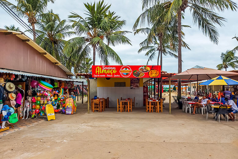 onde comer na Praia do Gunga