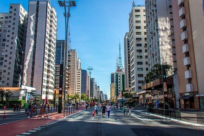 Avenida Paulista aos domingos