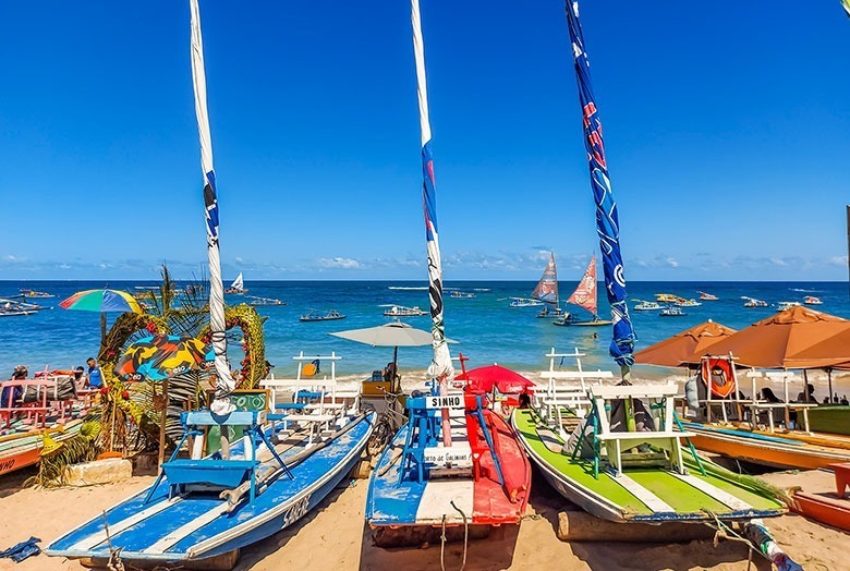 maré baixa em Porto de Galinhas