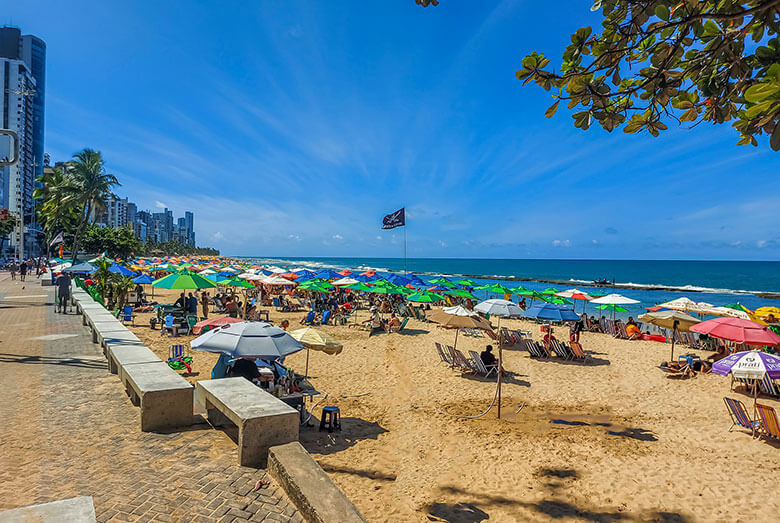 pousadas em Boa Viagem à beira mar