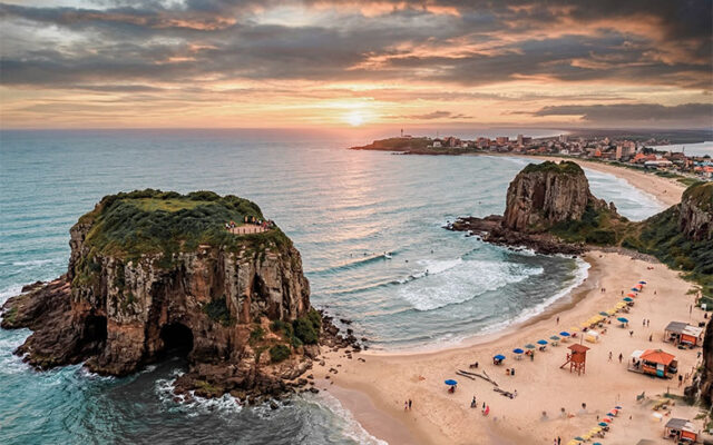 pousadas em Torres beira-mar