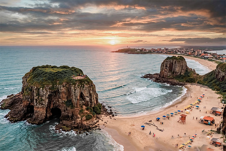 pousadas em Torres beira-mar